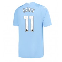 Camiseta Manchester City Jeremy Doku #11 Primera Equipación 2023-24 manga corta